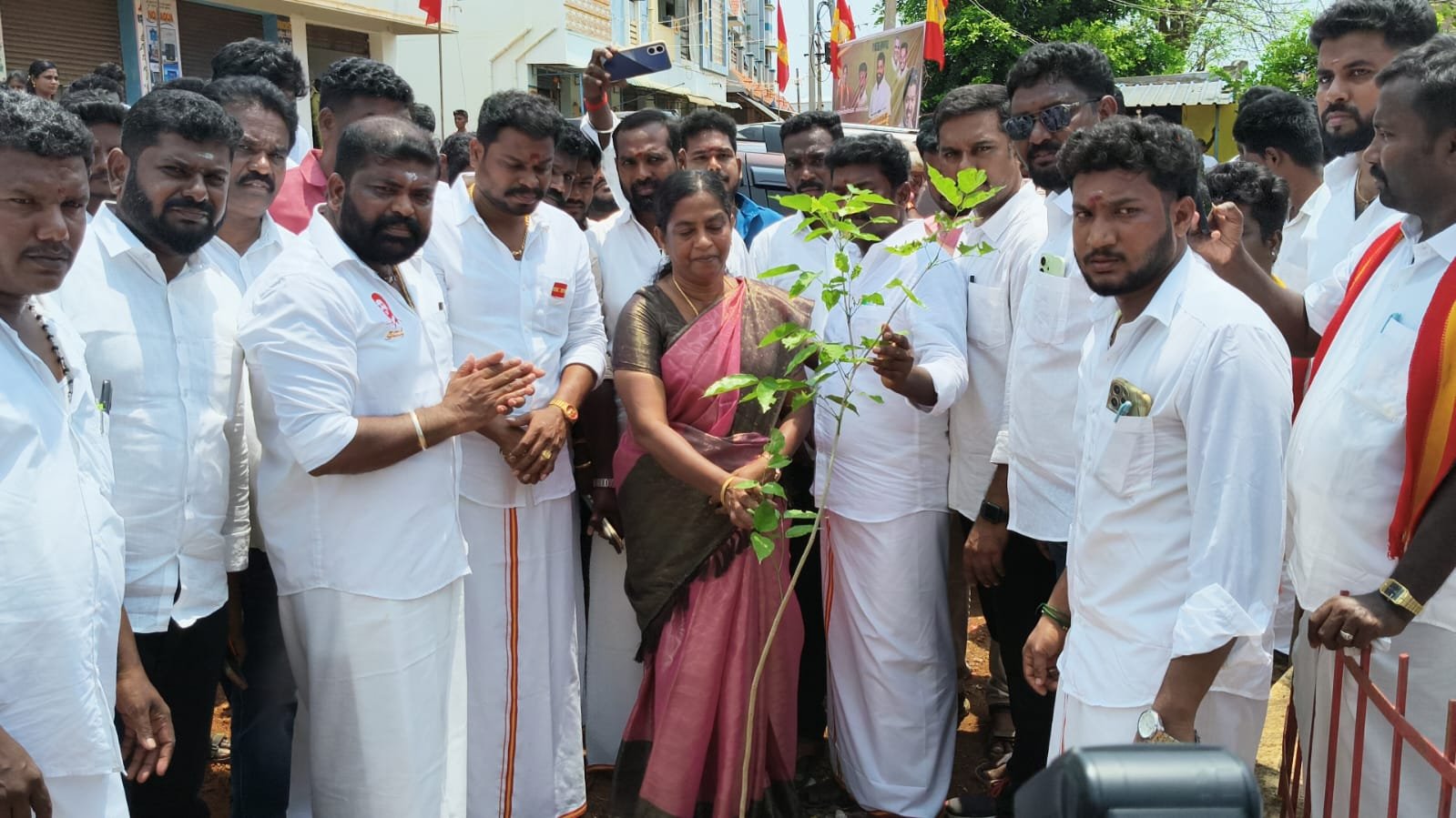 தமிழக வெற்றிக்கழகம்  அலுவலக திறப்பு விழா 