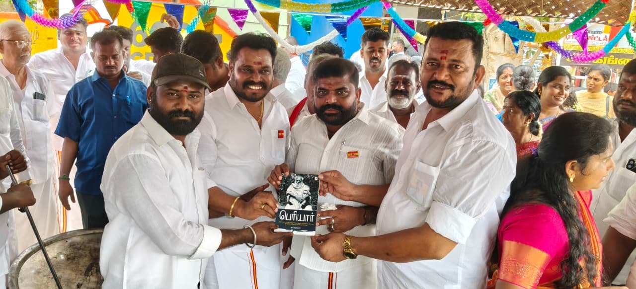 சிவகங்கையில் முதல்வர் ஜோசப் விஜயின் பிறந்தநாளை முன்னிட்டு    சிறப்பு பூஜை,  அன்னதானம்
