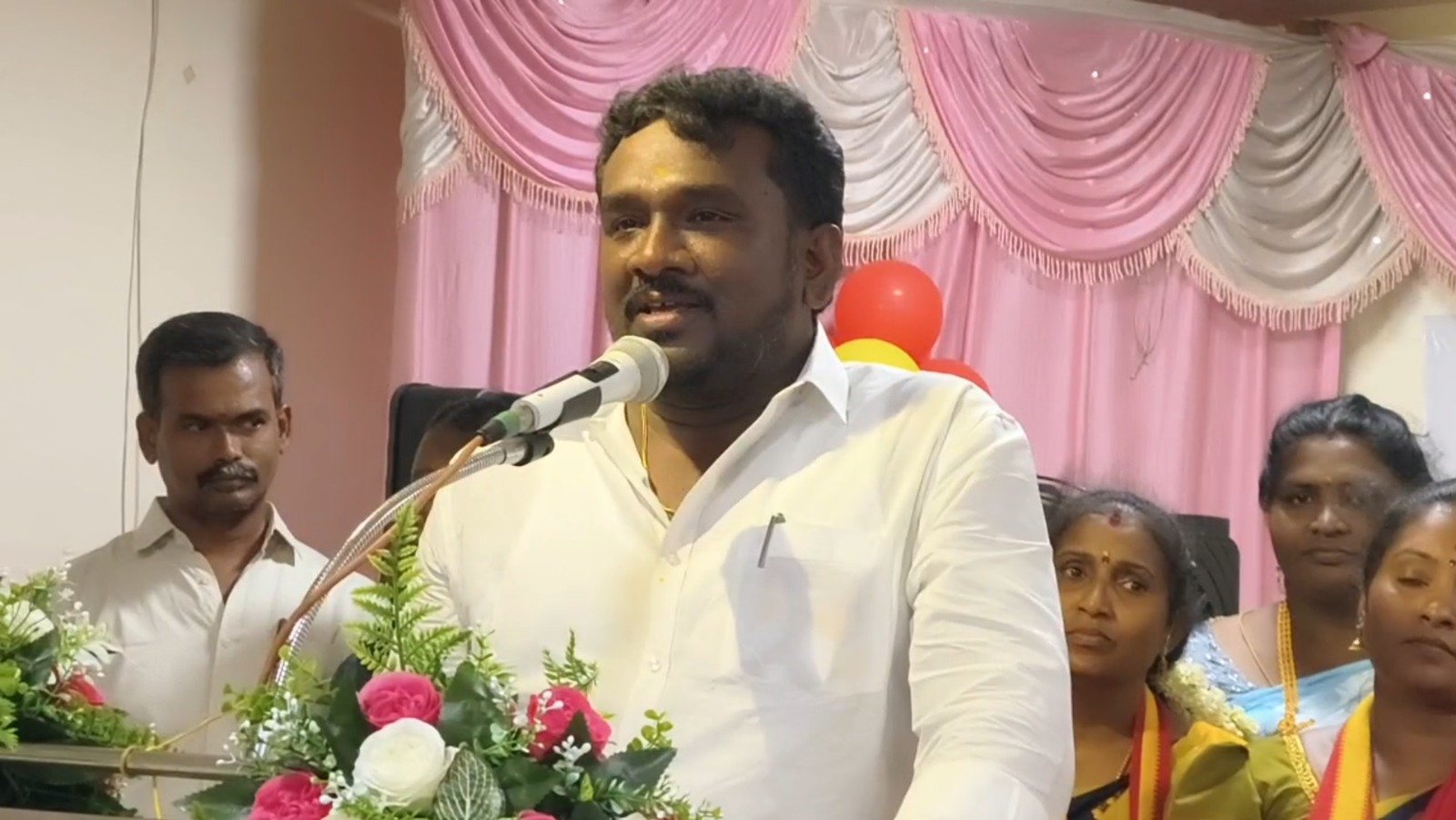 எதிர்க்கட்சி இல்லாத நிலை வரும்: தளபதி நிரந்தர முதலமைச்சர் ஆக இருப்பார்- திருப்பத்தூர் எம்எல்ஏ சீனிவாச சேதுபதி பேச்சு.